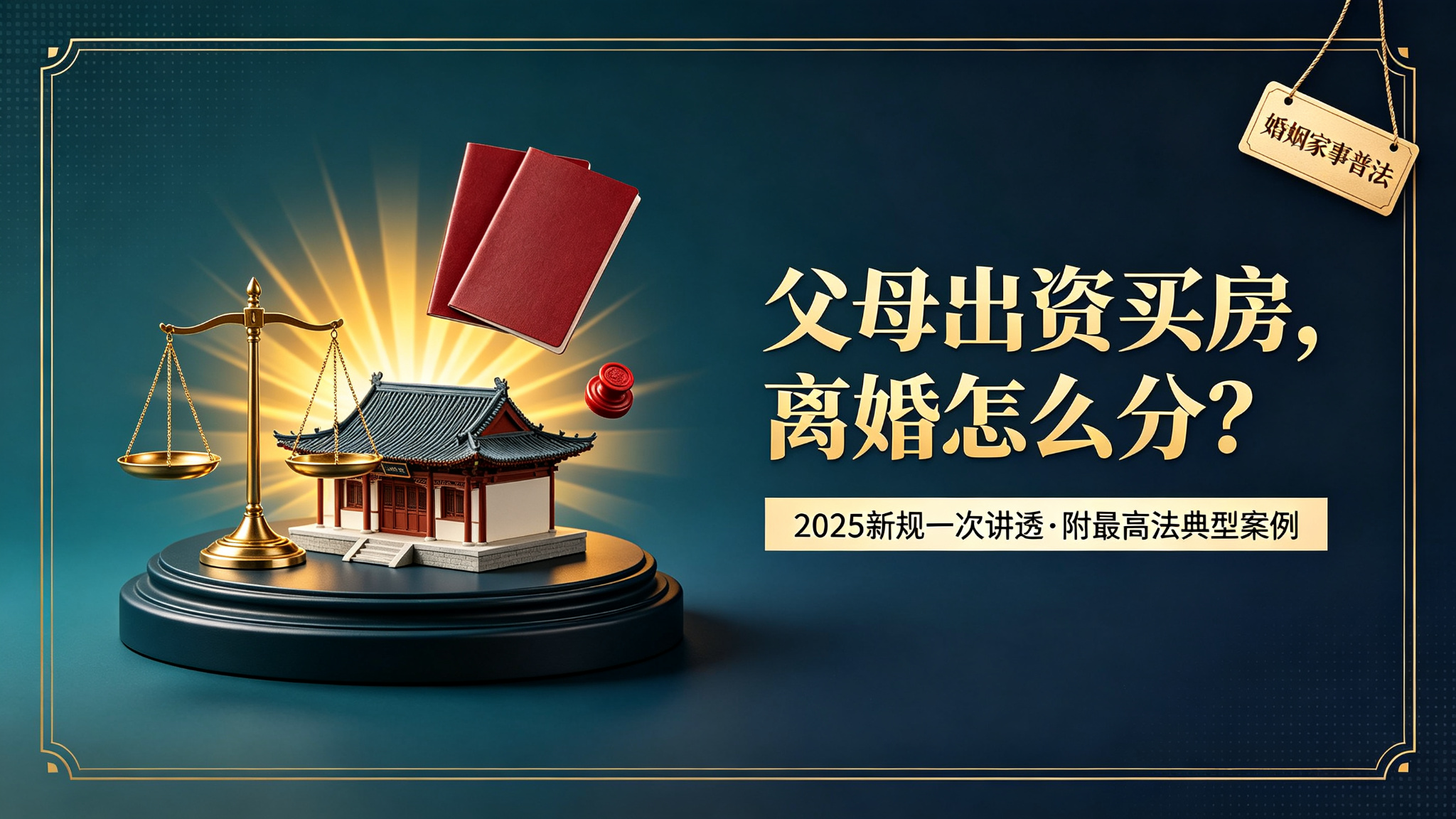 父母出资购房离婚怎么分